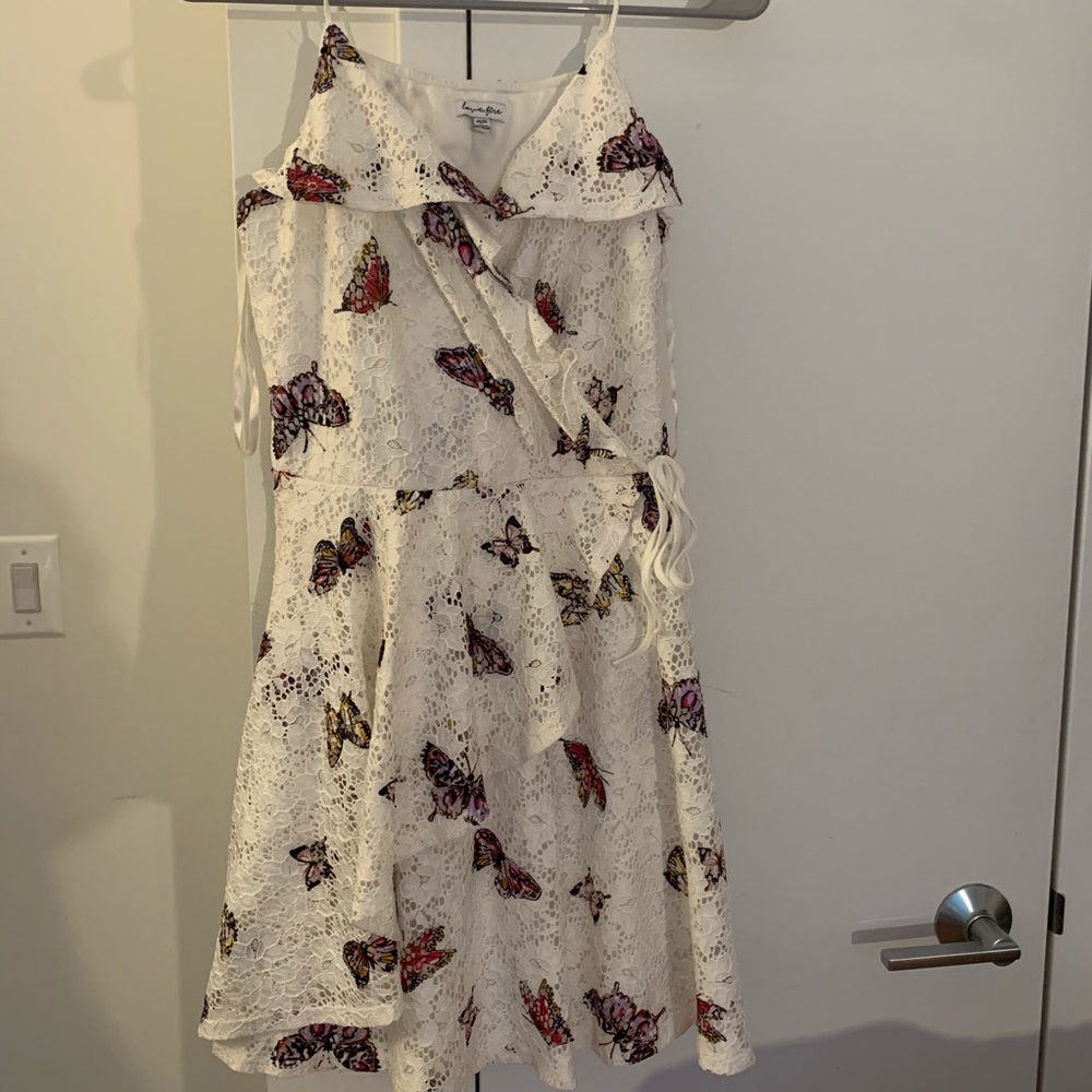 white midi dress